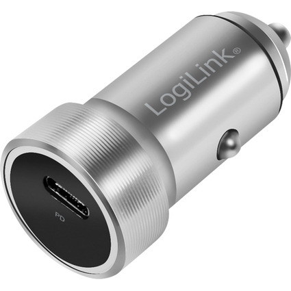 LogiLink Chargeur allume-cigare USB, 1 port, argent