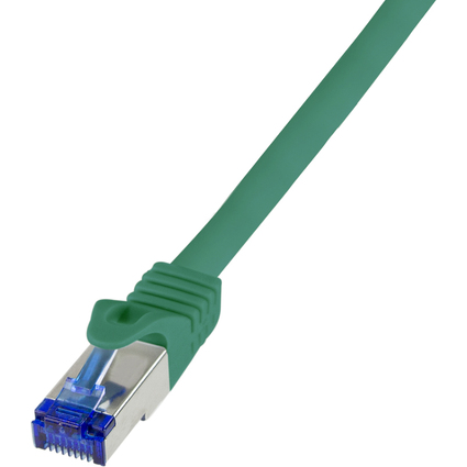 LogiLink Cble patch Ultraflex, Cat.6A, S/FTP, 0,25 m, vert