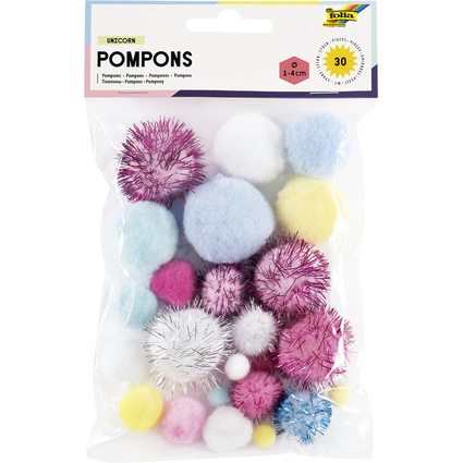 folia Pompons UNICORN, diffrentes tailles