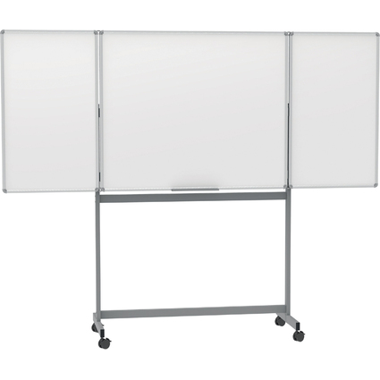 MAUL Tableau blanc mobile pliable MAULstandard, 1000x1200 mm