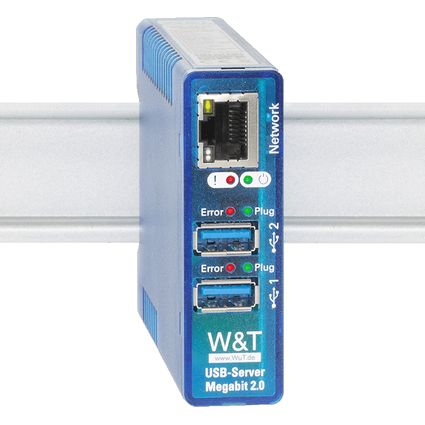 W&T USB-Server Megabit 2.0, 2 unabhngige USB-Ports