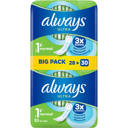 always ultra Serviette hyginique Normal, BigPack, taille 1