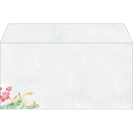 papier Enveloppe motif de Nol "Christmas Magic Watercolor"