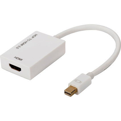 DIGITUS Adaptateur Mini DisplayPort, mdP - HDMI, blanc