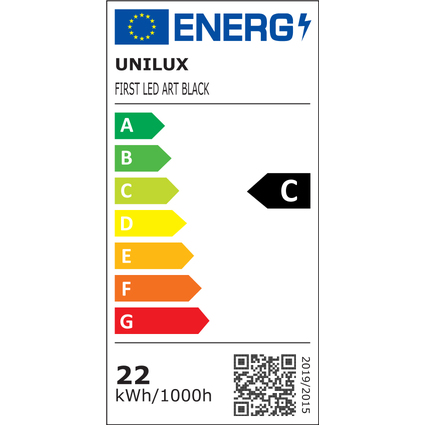 UNiLUX Lampadaire  LED FIRST ARTICULATED, noir