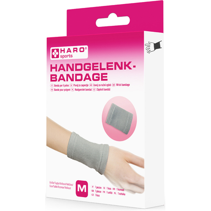 HARO Bandage sportif "Poignet", taille: M, gris