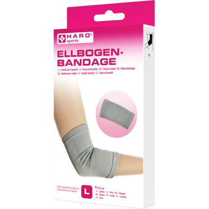 HARO Bandage sportif "Coude", taille: L, gris