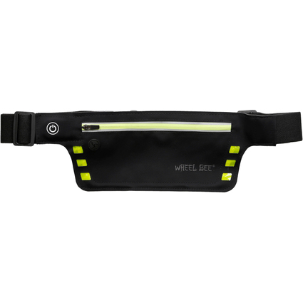 WHEEL BEE Ceinture de running Night Runner, noir