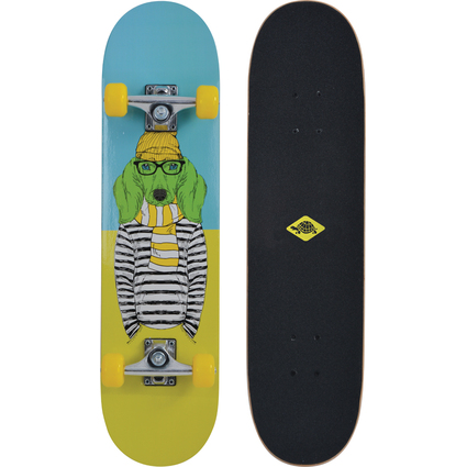 SCHILDKRT Skateboard "Kicker 31" Green Dog