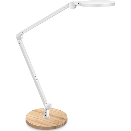 CEP Lampe de bureau LED GIANT Silva, chne/blanc