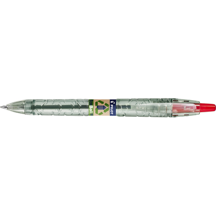 PILOT Stylo bille rtractable B2P Ecoball 10, rouge