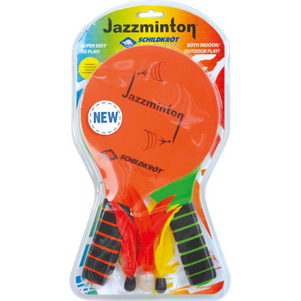 SCHILDKRT Set de jazzminton, orange / grn