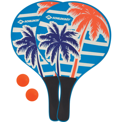 SCHILDKRT Set de Beach Paddle Ball, 4 pices