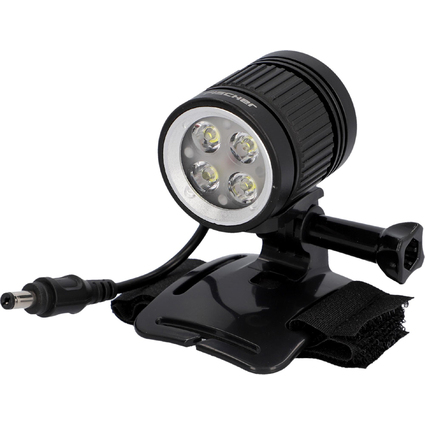 FISCHER Lampe LED rechargeable pour casque de vlo H1600