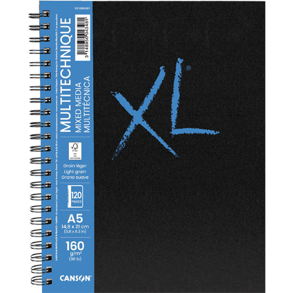 CANSON Carnet de dessin XL BOOK MIXED MEDIA, A5