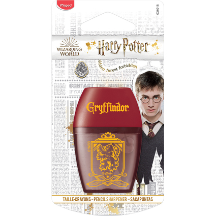 Maped Taille-crayon HARRY POTTER, en plastique, rouge