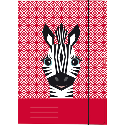 herlitz Carton  dessin "Cute Animals Zebra", A4