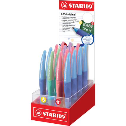 STABILO Stylo roller EASYoriginal, prsentoir de 16