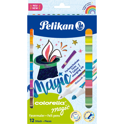 Pelikan Feutres colorella magic, tui en carton de 12