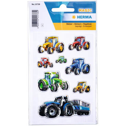 HERMA Sticker MAGIC "Course de tracteurs"