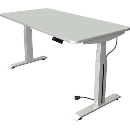 kerkmann Bureau assis-debout Move Professional, gris clair