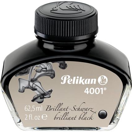 Pelikan Encre 4001 dans un flacon en verre, noir