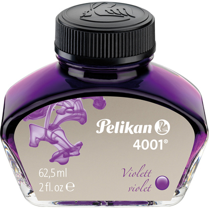 Pelikan Encre 4001 dans un flacon en verre, violet