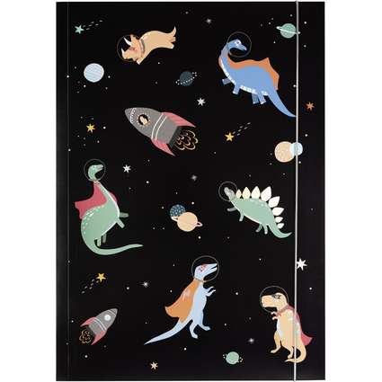 folia Pochette de rangement  dessins HOTFOIL "Space Dinos"