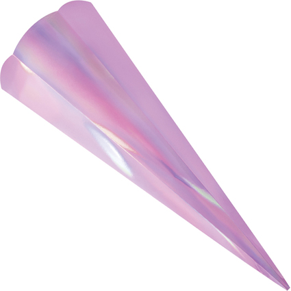 folia Metallic-Schultten-Zuschnitt, 6-eckig, pink