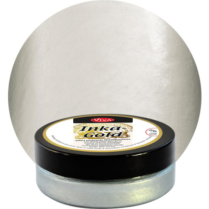 ViVA DECOR Cire Inka-Gold, 62,5 g, argent