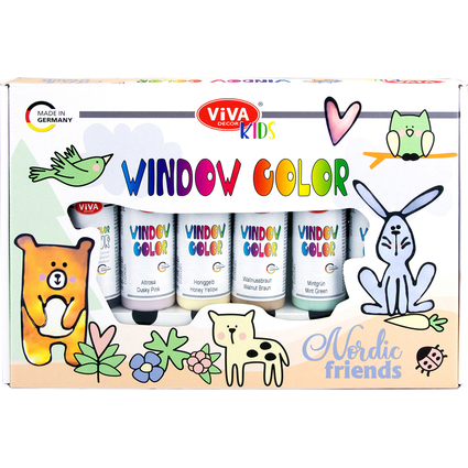 ViVA DECOR Kit Window Color Viva KIDS "Nordic Friends"