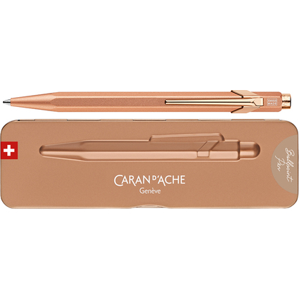CARAN D'ACHE Stylo  bille 849 Brut Ros, or rose