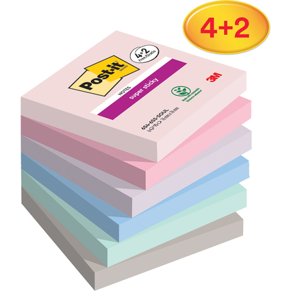 Post-it Bloc-note adhsif Super Sticky Notes, 76 x 76 mm