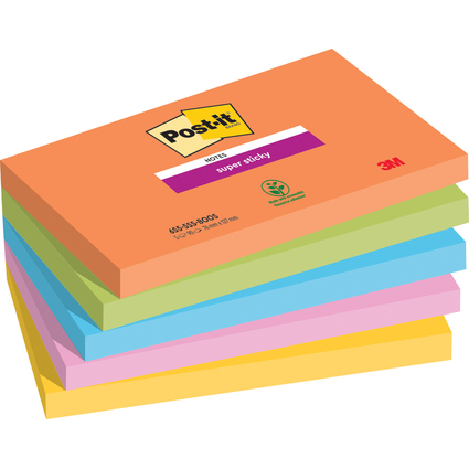 Post-it Bloc-note adhsif Super Sticky Notes, 127 x 76 mm