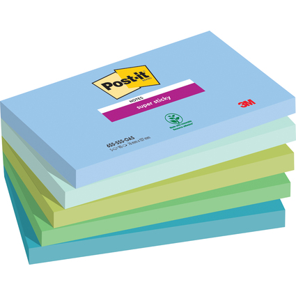 Post-it Bloc-note adhsif Super Sticky Notes, 127 x 76 mm