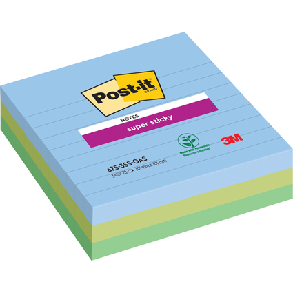 Post-it Bloc-note adhsif Super Sticky Notes, 101 x 101 mm
