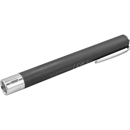 ANSMANN Lampe stylo PLC15B, avec ampoule, noir/argent