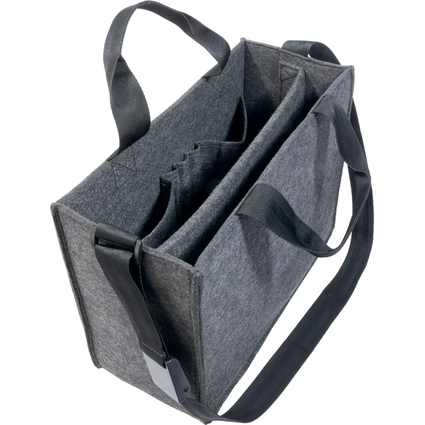 sigel Sac en feutre Business Desk Sharing Bag, taille M,gris