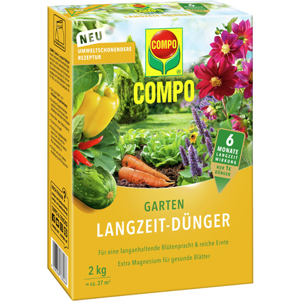 COMPO Garten Langzeit-Dnger, 2 kg