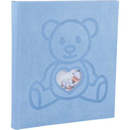 EXACOMPTA Album photos livre OURS TEDDY, 290 x 320 mm, bleu