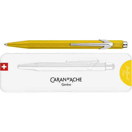 CARAN D'ACHE Stylo  bille 849 Colormat-X, jaune