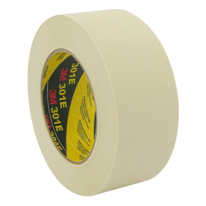 3M Ruban adhsif de masquage papier 301E, 48 mm x 50m, beige