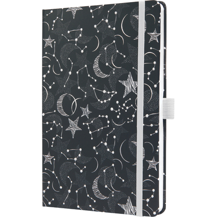 sigel Carnet de notes Jolie "Cosmic Fantasy Black", A5