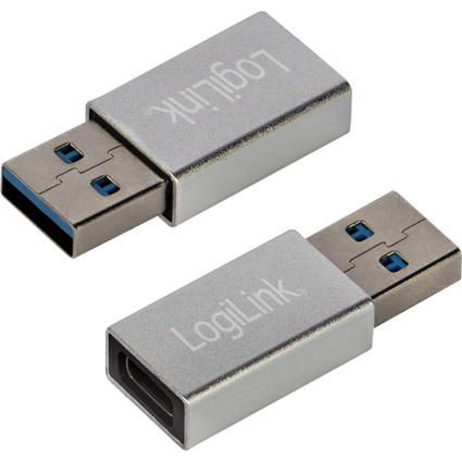 LogiLink Adaptateur USB 3.2 Gen1, USB mle - USB femelle