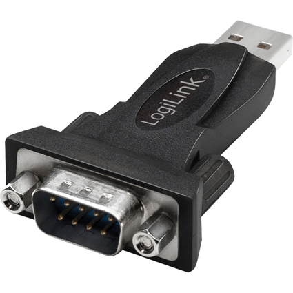 LogiLink Adaptateur USB 2.0 - RS232  avec cble de rallonge