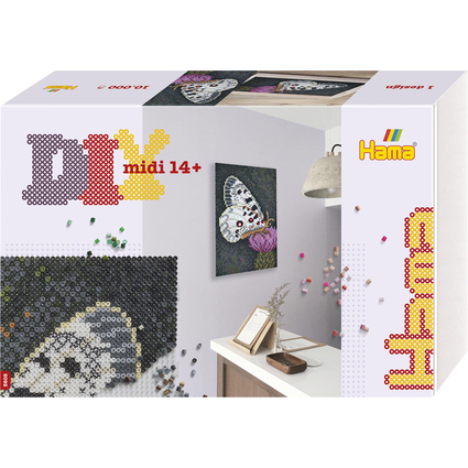 Hama Perles  repasser Art "Papillon", bote cadeau