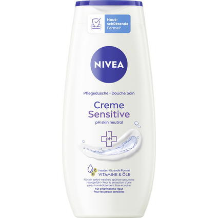 NIVEA Gel douche crme Sensitive ph skin neutral, 250 ml
