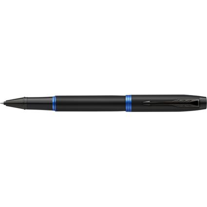 PARKER Stylo roller IM Vibrant Rings, noir / bleu