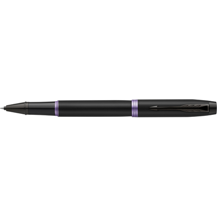 PARKER Stylo roller IM Vibrant Rings, noir / violet