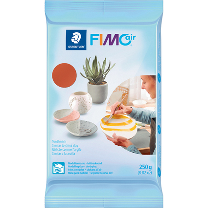 FIMO air Pte  modeler durcissant  l'air, 250 g,terracotta